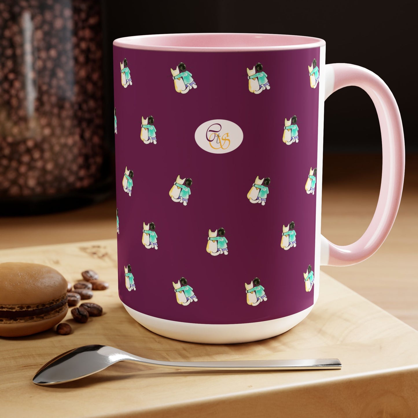 CTS Purple - Coffee Mug 15oz by Artist Marie Frederique