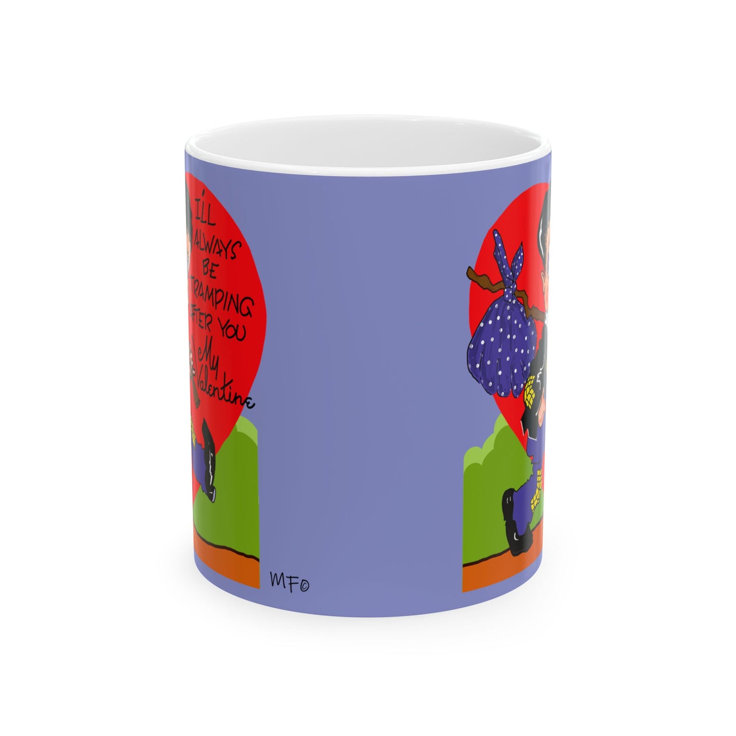 Valentine Tramp Ceramic Mug - My Valentine Comic Character