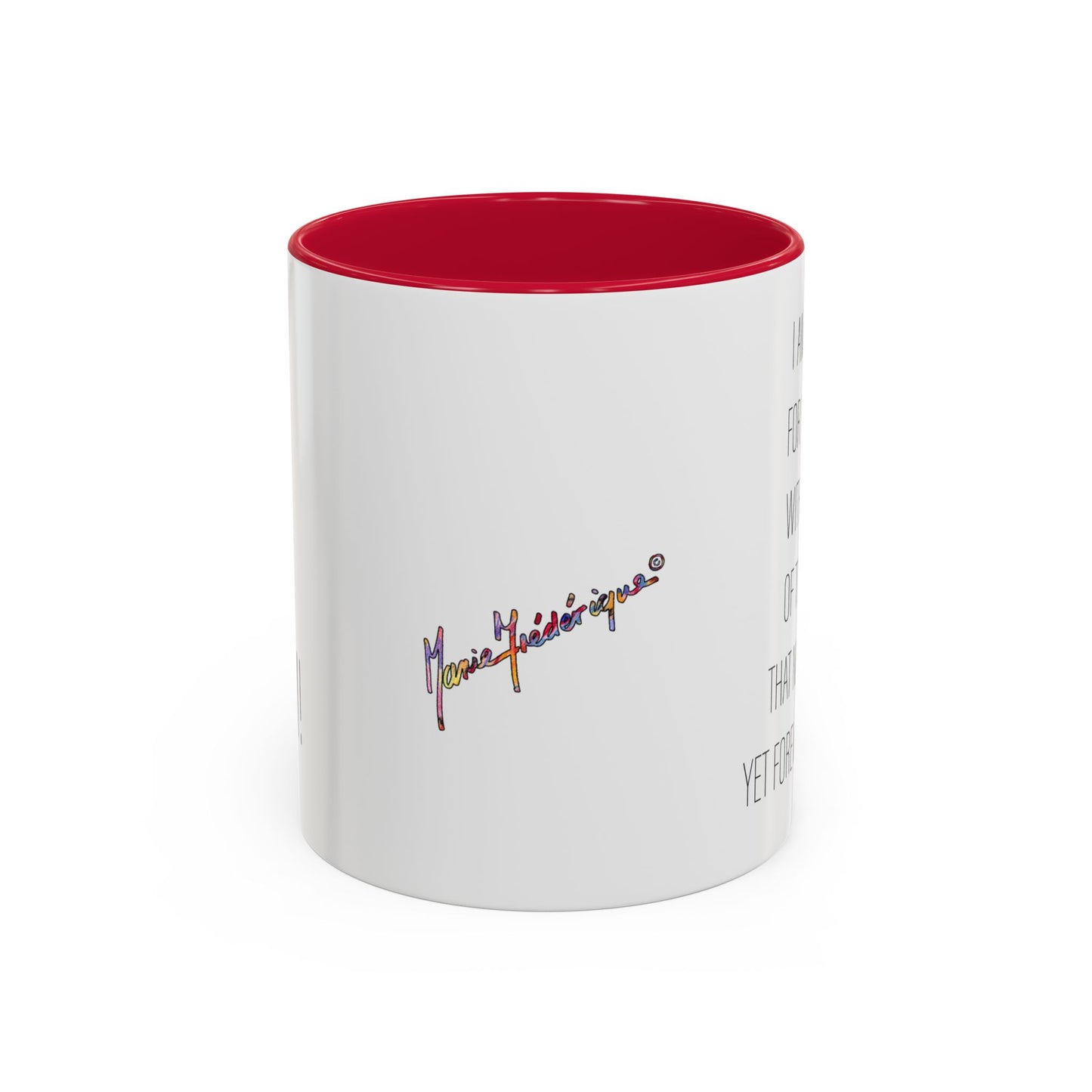 Looking for yesterday, Colorful Mug by Artist Marie Frederique