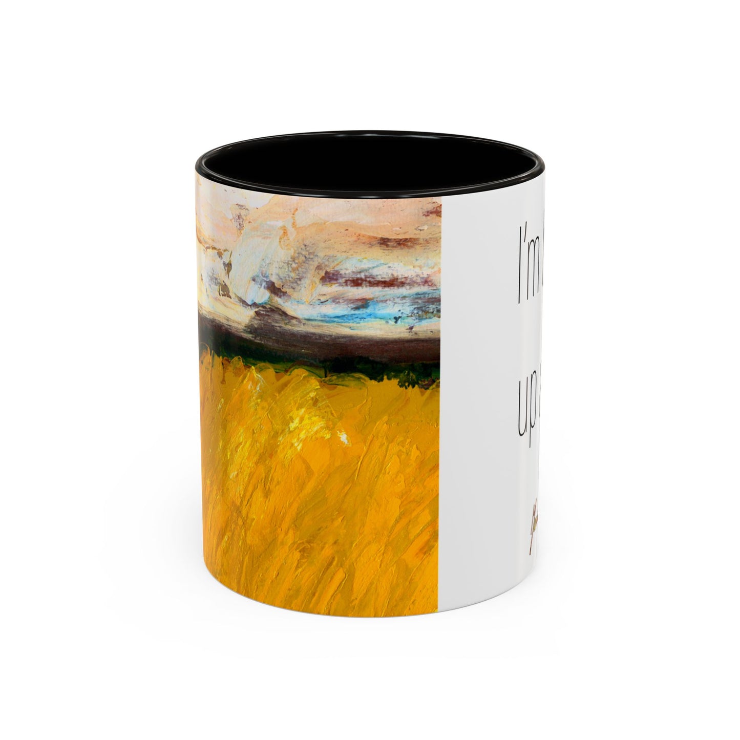 Brewing up a Storm, Colorful Mug by Artist Marie Frederique