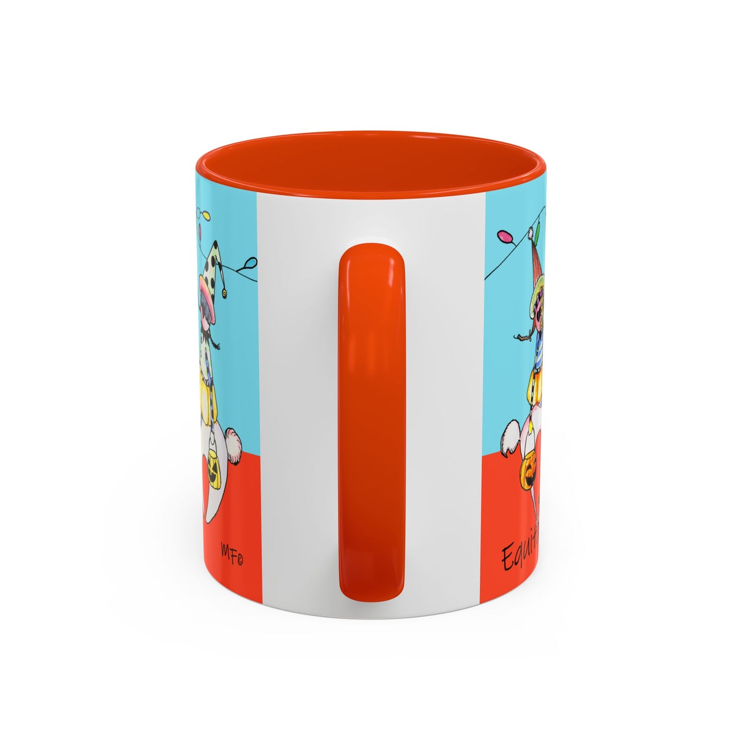 Equestrian Halloween Mug by artist Marie Frederique