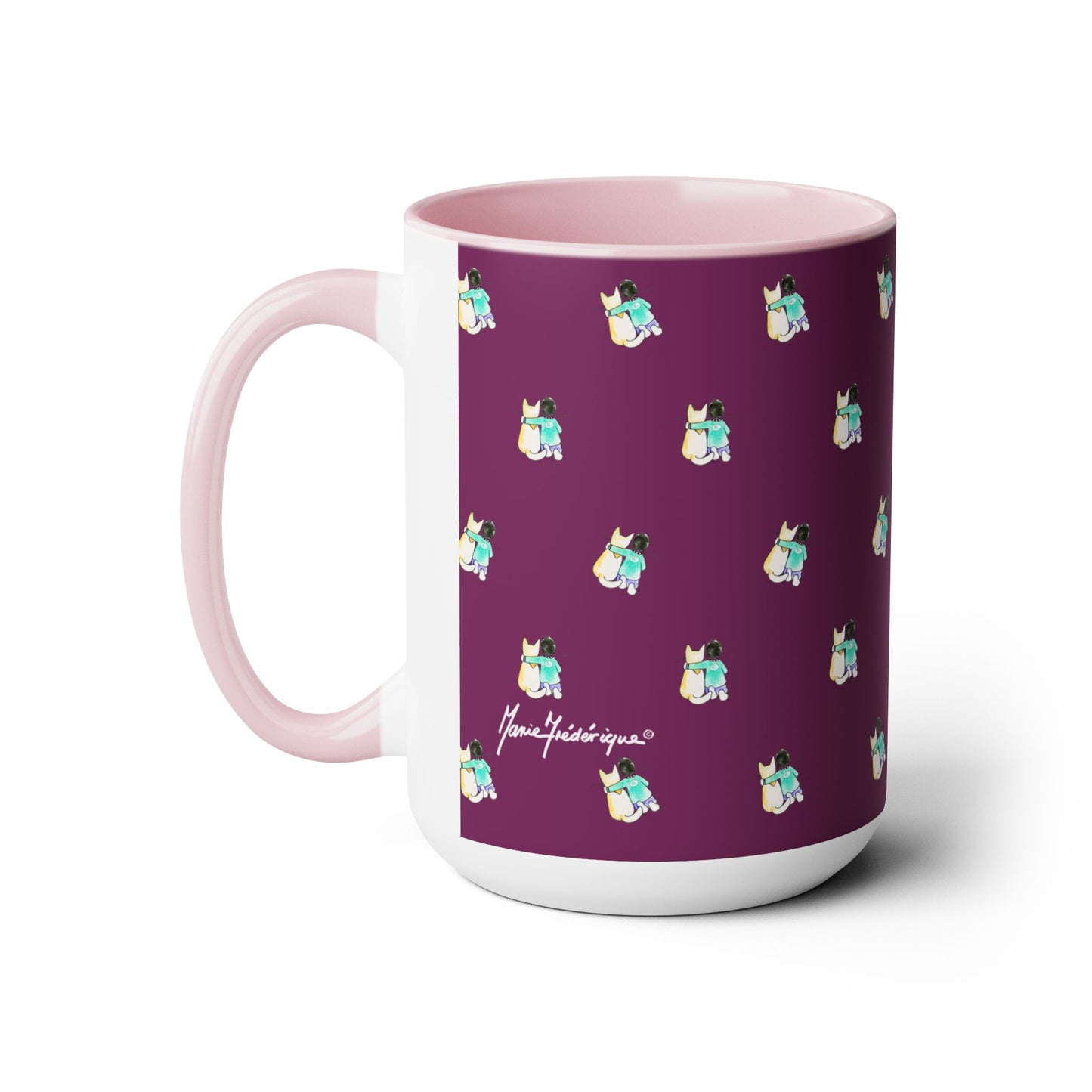 CTS Purple - Coffee Mug 15oz by Artist Marie Frederique
