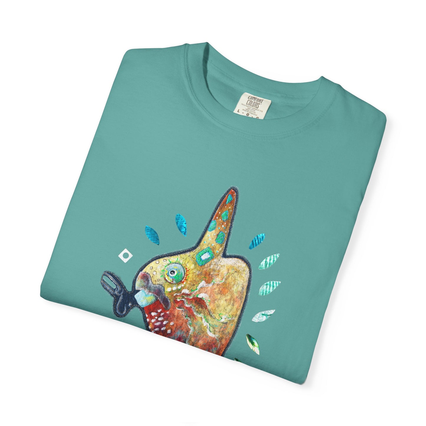 Fun Sunfish T-Shirt — Watercolor Sea Creature Tee by artist Marie Frederique