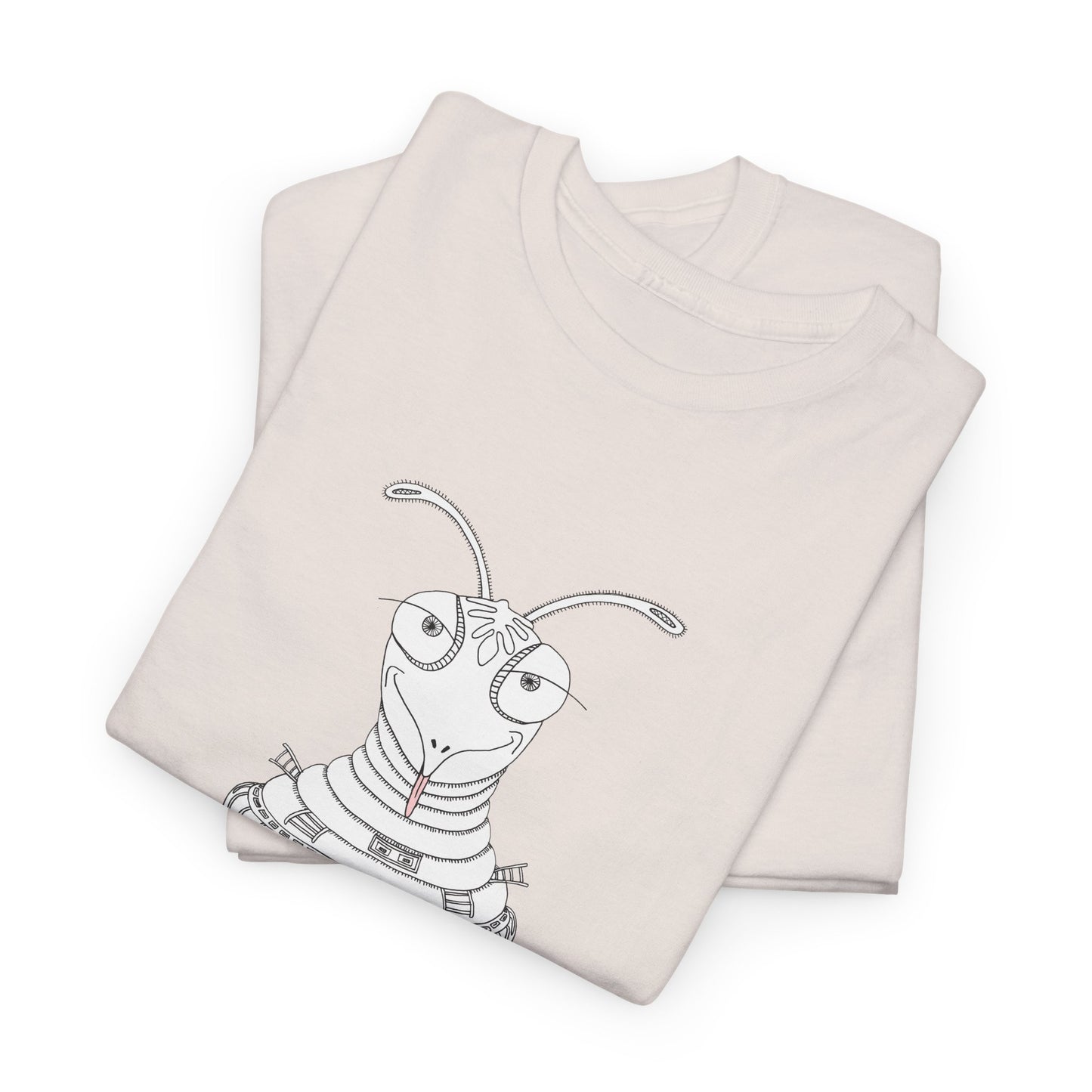 Funny Praying mantis Graphic Tee - 'I Want You!' Unisex Heavy Cotton Shirt by artist Marie Frederique