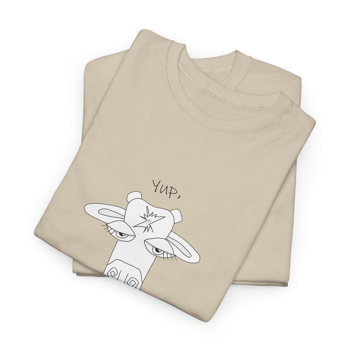 Cow lovers, "YES, I'm a Cow. DO NOT test me." Unisex Heavy Cotton Tee by artist Marie Frederique
