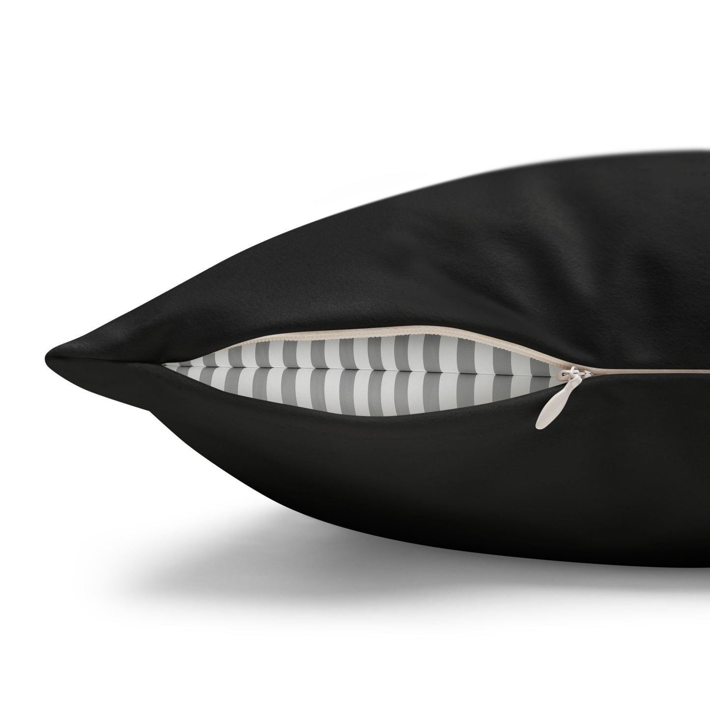 Blowfish Art Pillowcase - Faux Suede Square Decorative Throw Pillow by artist Marie Frederique