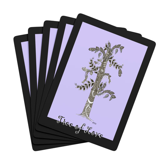 Mehndi, Tree of Love- Artistic Playing Cards by artist Marie Frederique