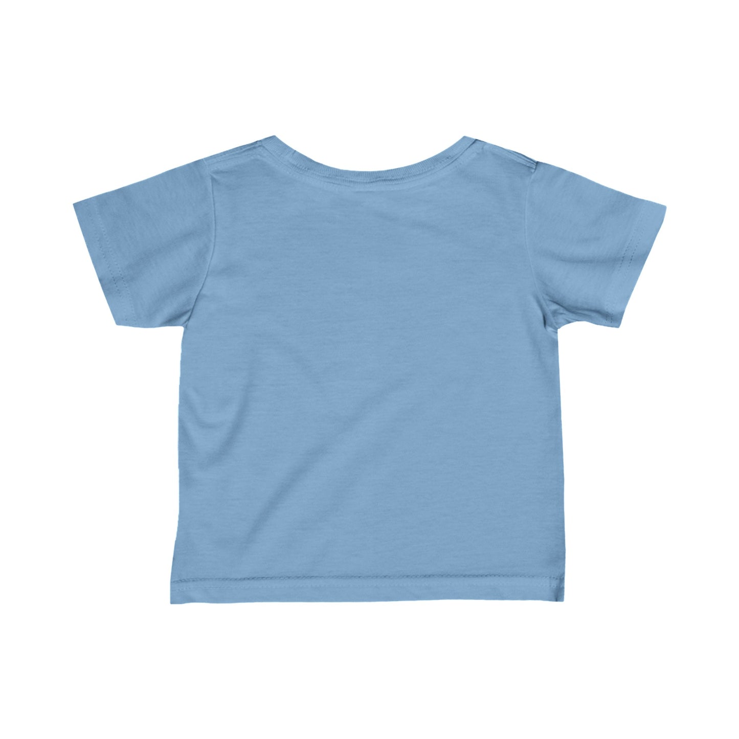 Curious Cow - Infant Fine Jersey Tee by Artist Marie Frederique in 5 color options. White, Apple, Light Blue, Pink and Red