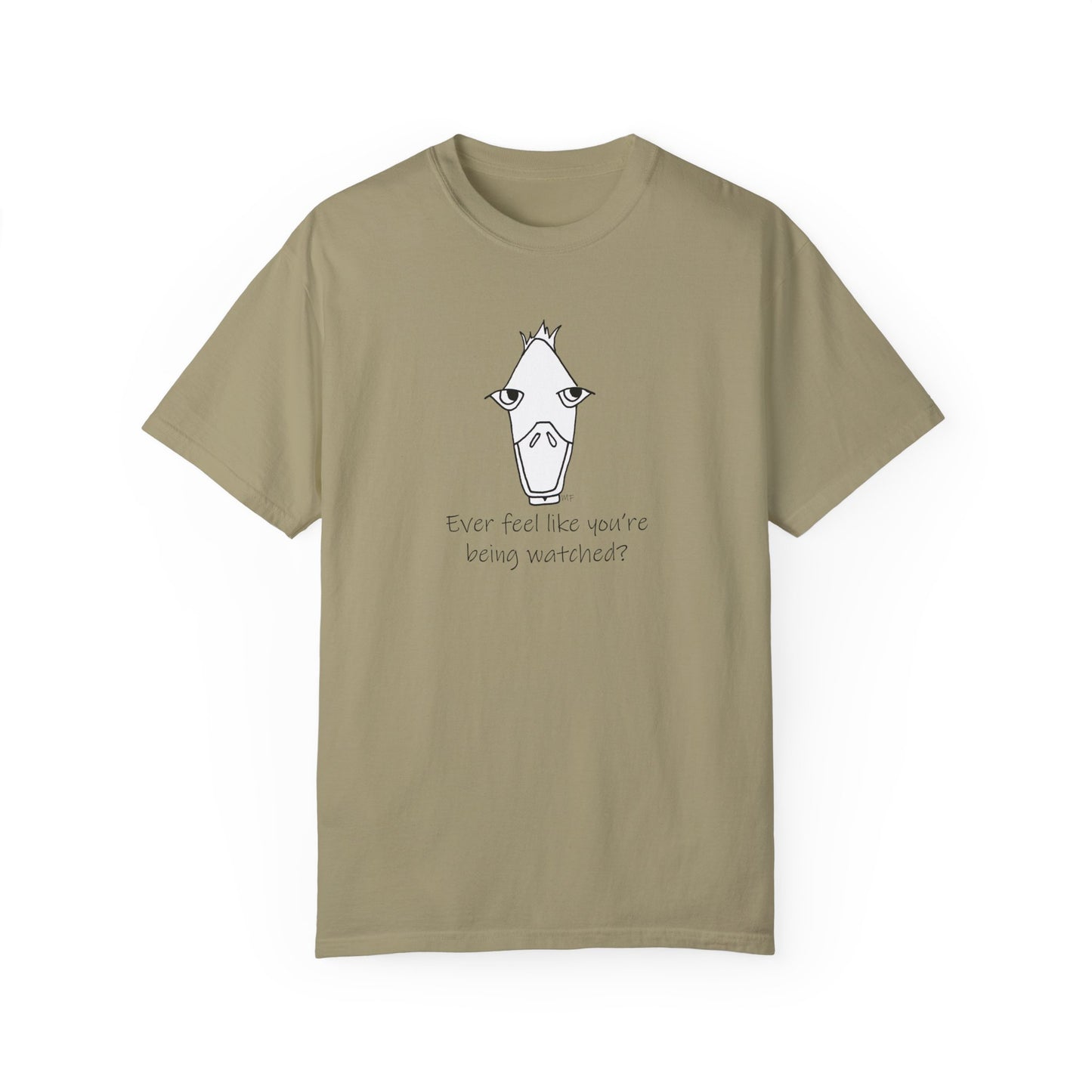 Ever feel like you're being watched? Scopophobia - Duck Unisex Garment-Dyed T-Shirt by artist Marie Frederique