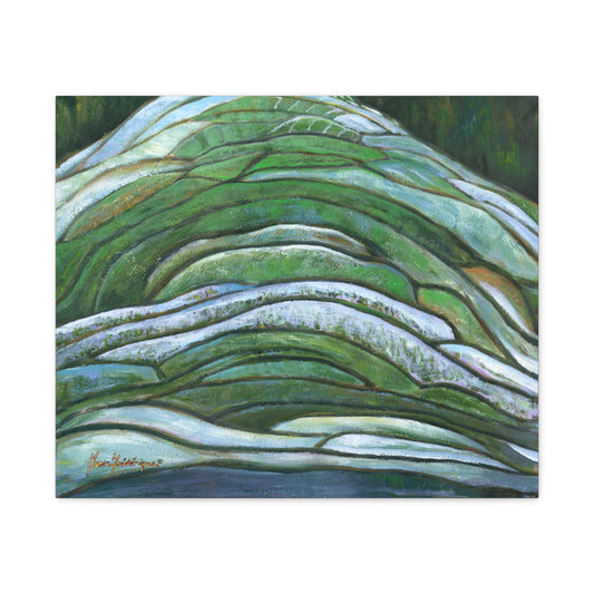Aerial landscape, Terrace farming Wall Art by artist Marie Frederique