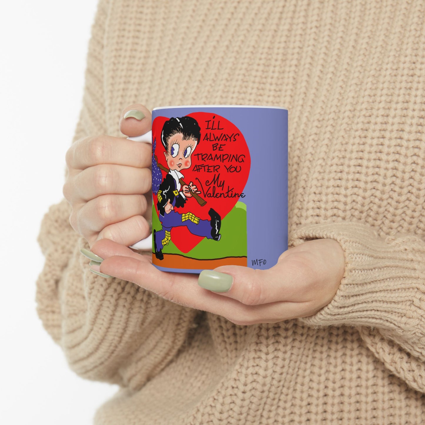 Valentine Tramp Ceramic Mug - My Valentine Comic Character