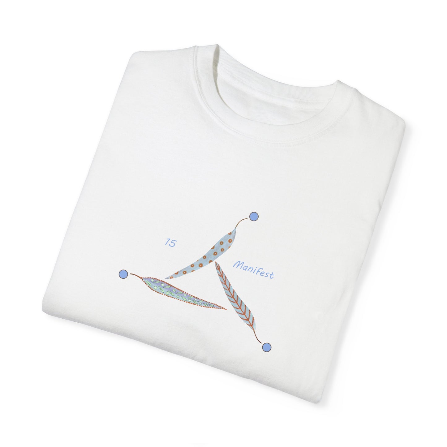 Essassani symbol # 15 "Manifest" - Unisex Garment-Dyed T-shirt by Artist Marie Frederique