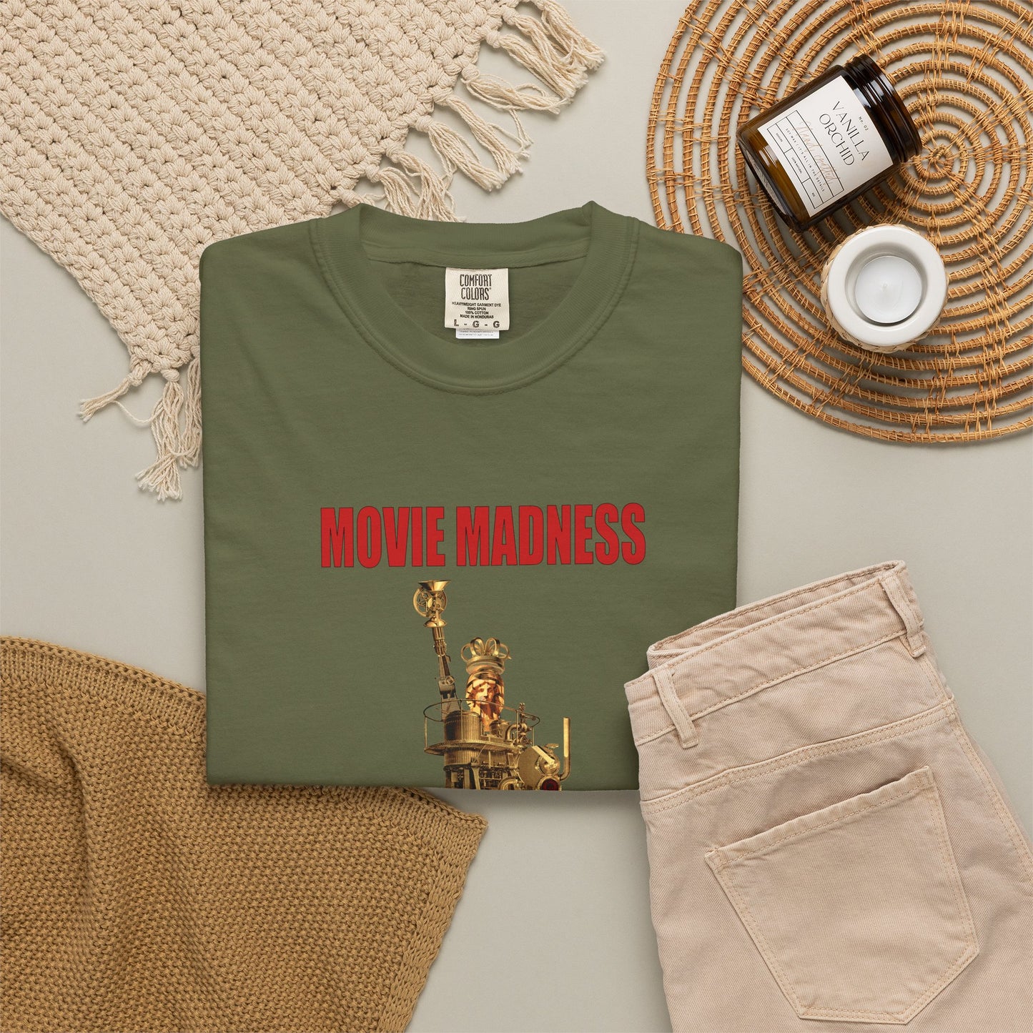 Movie Madness T-Shirt — "Men and Their Machines" Graphic Tee by artist Marie Frederique