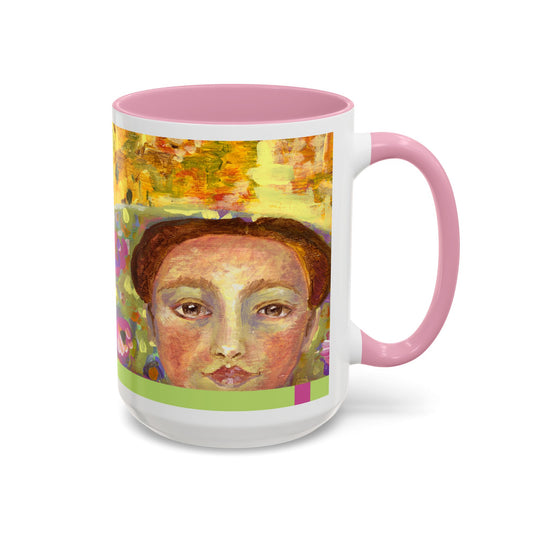 Impressionist Portrait Mug by artist Marie Frederique