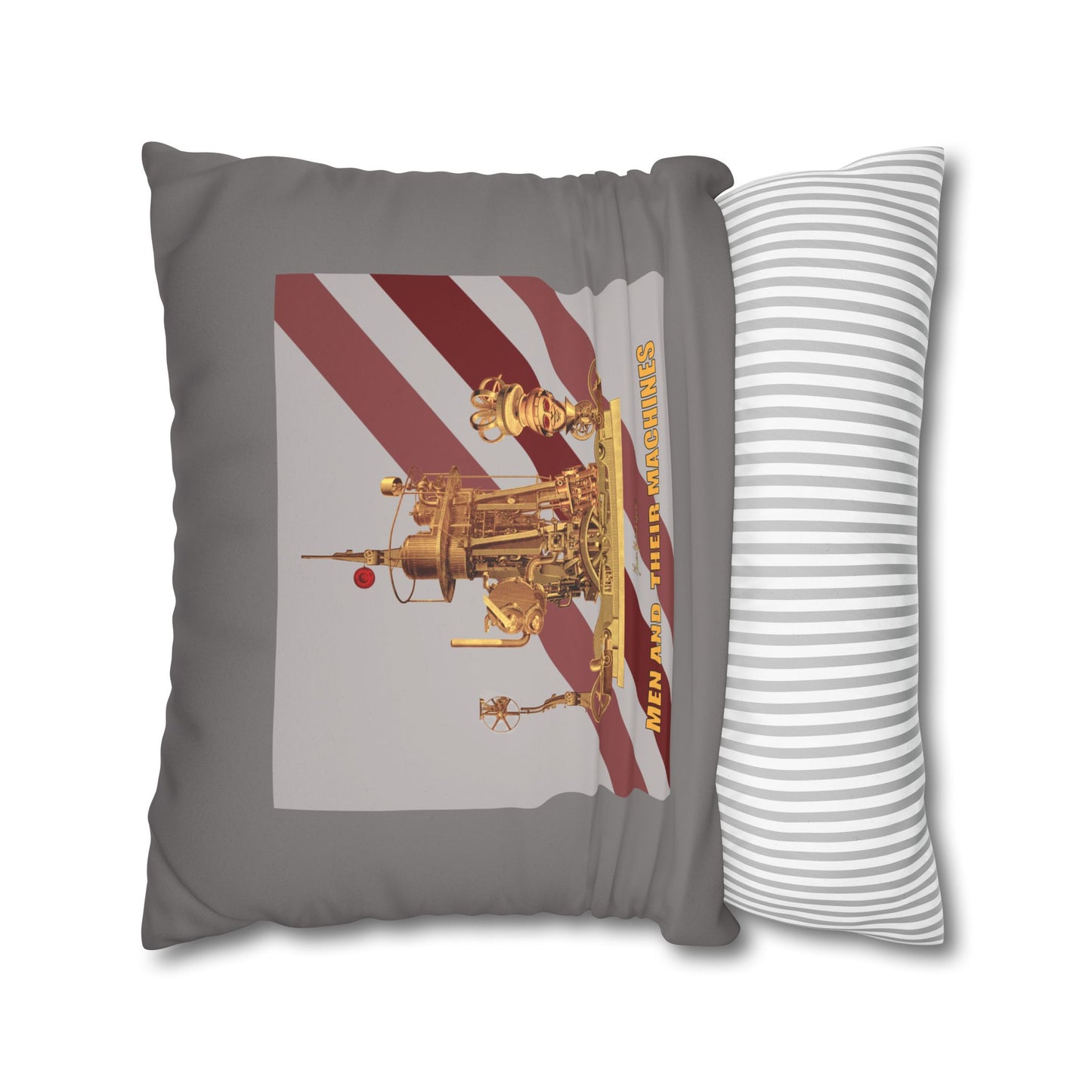 Man cave decor — 'Men and Their Machines' Retro Machinery Design by artist Marie Frederique