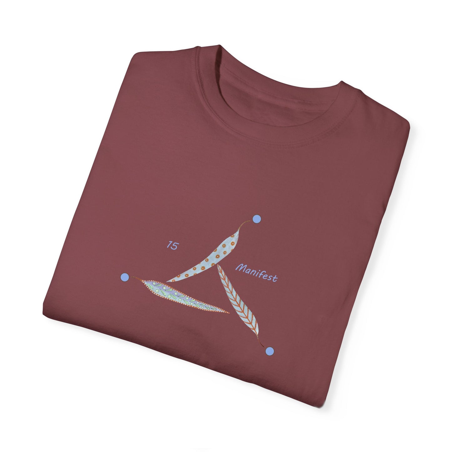 Essassani symbol # 15 "Manifest" - Unisex Garment-Dyed T-shirt by Artist Marie Frederique