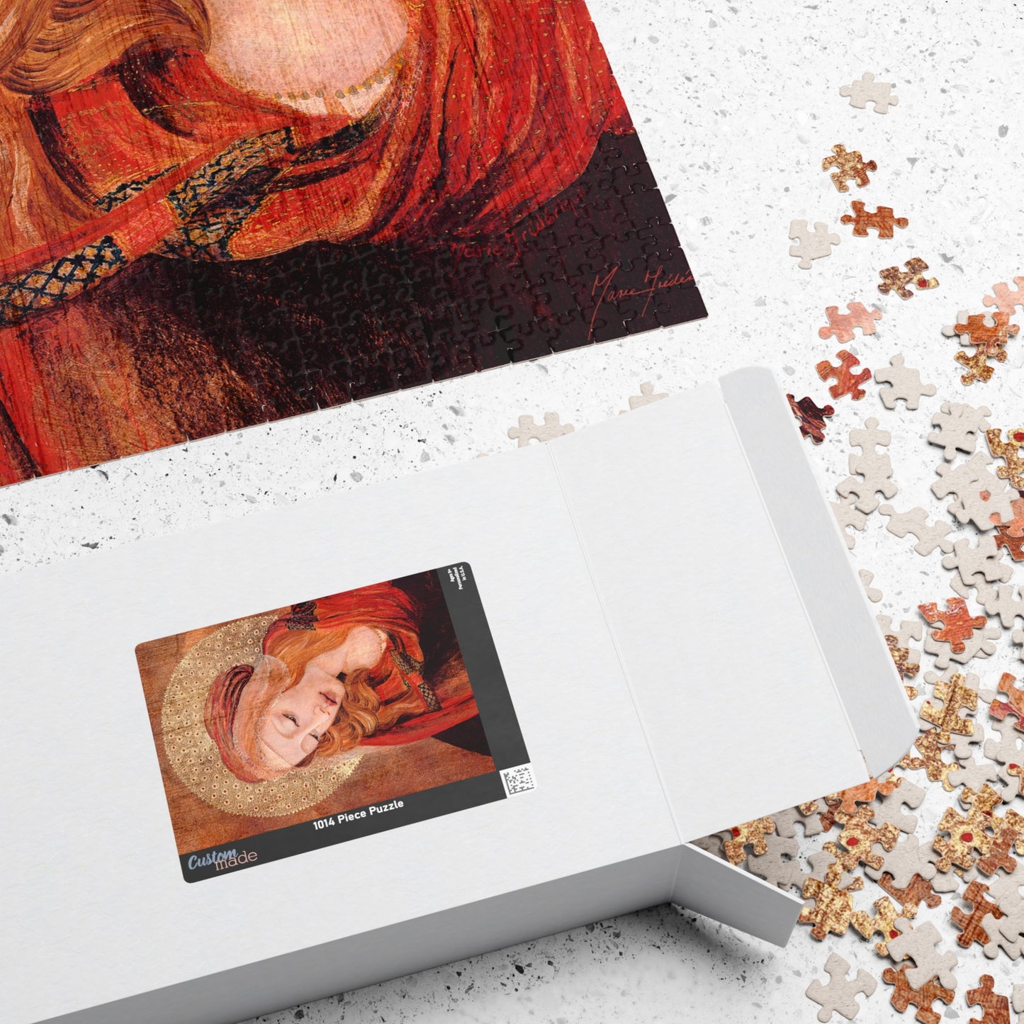 Madonna Icon Jigsaw Puzzle by Artist Marie Frederique - Puzzle (110, 252, 520, 1014-piece)