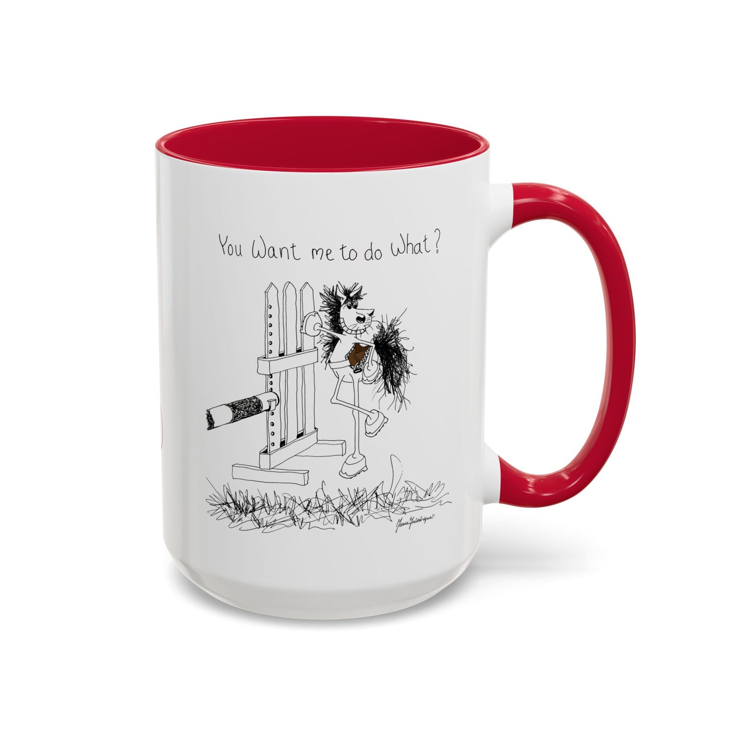 CTS - A horse's point of view, Mug by Artist Marie Frederique