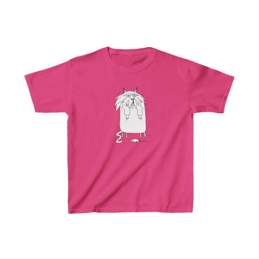 Cat and Mouse, Kids Heavy Cotton™ Tee by artist Marie Frederique