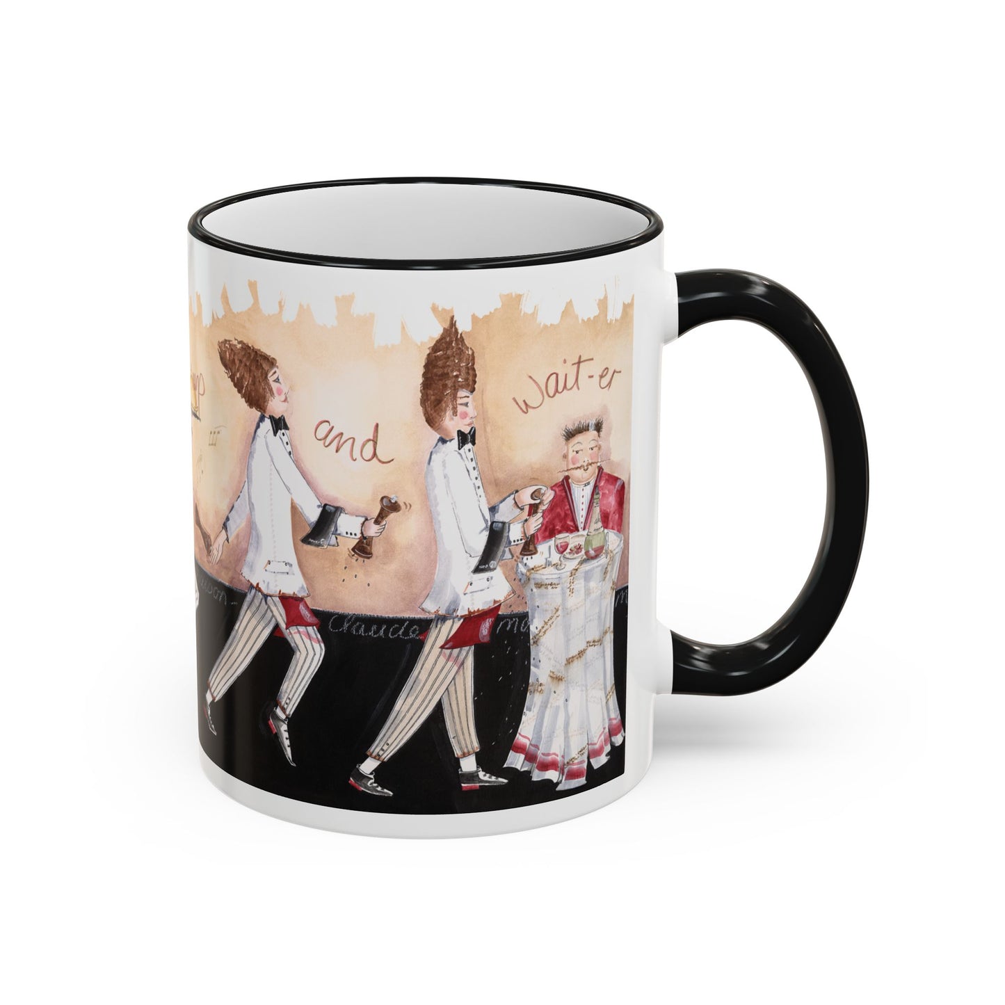 Night out — "Hurry up and wait - er" Chefetteville Art Coffee Cup (11oz/15oz)