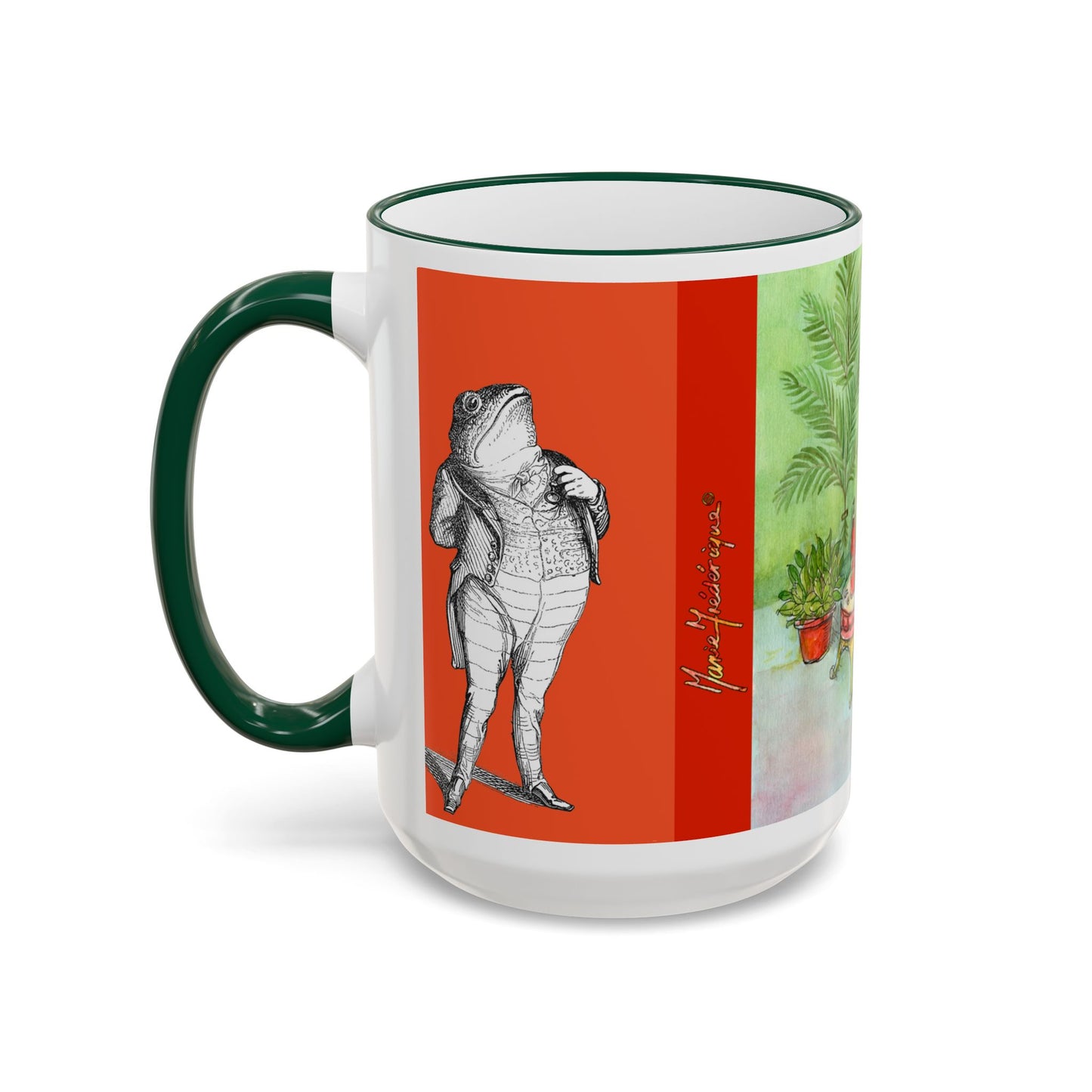 Funny Alligator Mug by artist Marie Frederique
