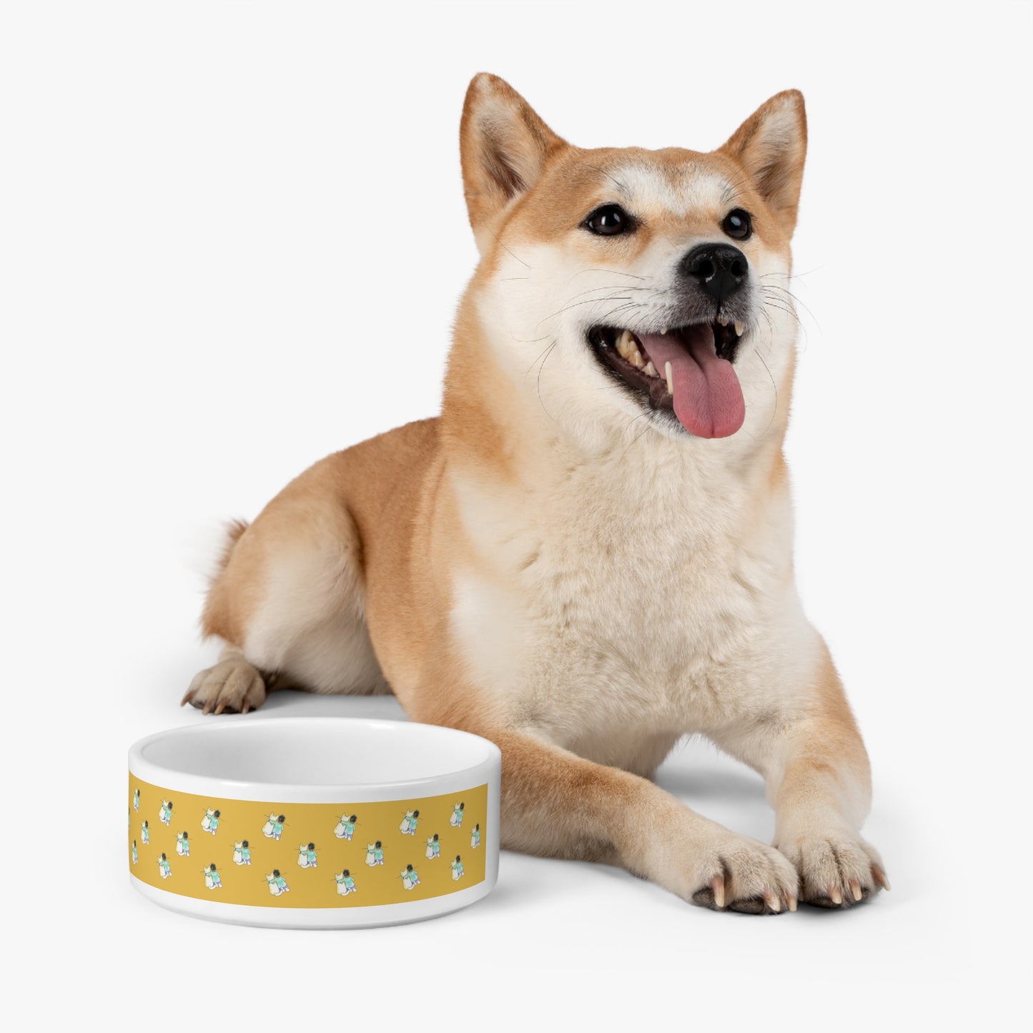 CTS Pet Bowl in gold BY Artist Marie Frederique