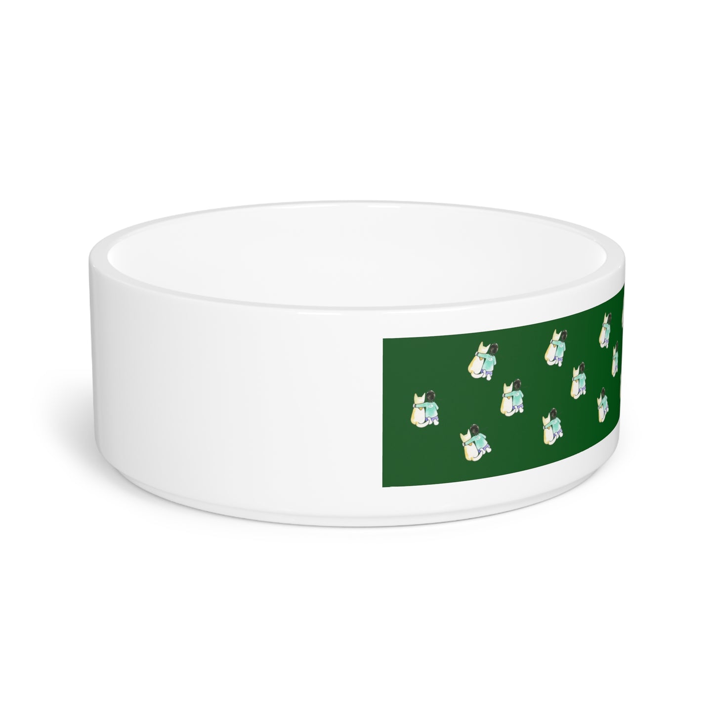 CTS Pet Bowl in green by Artist Marie Frederique