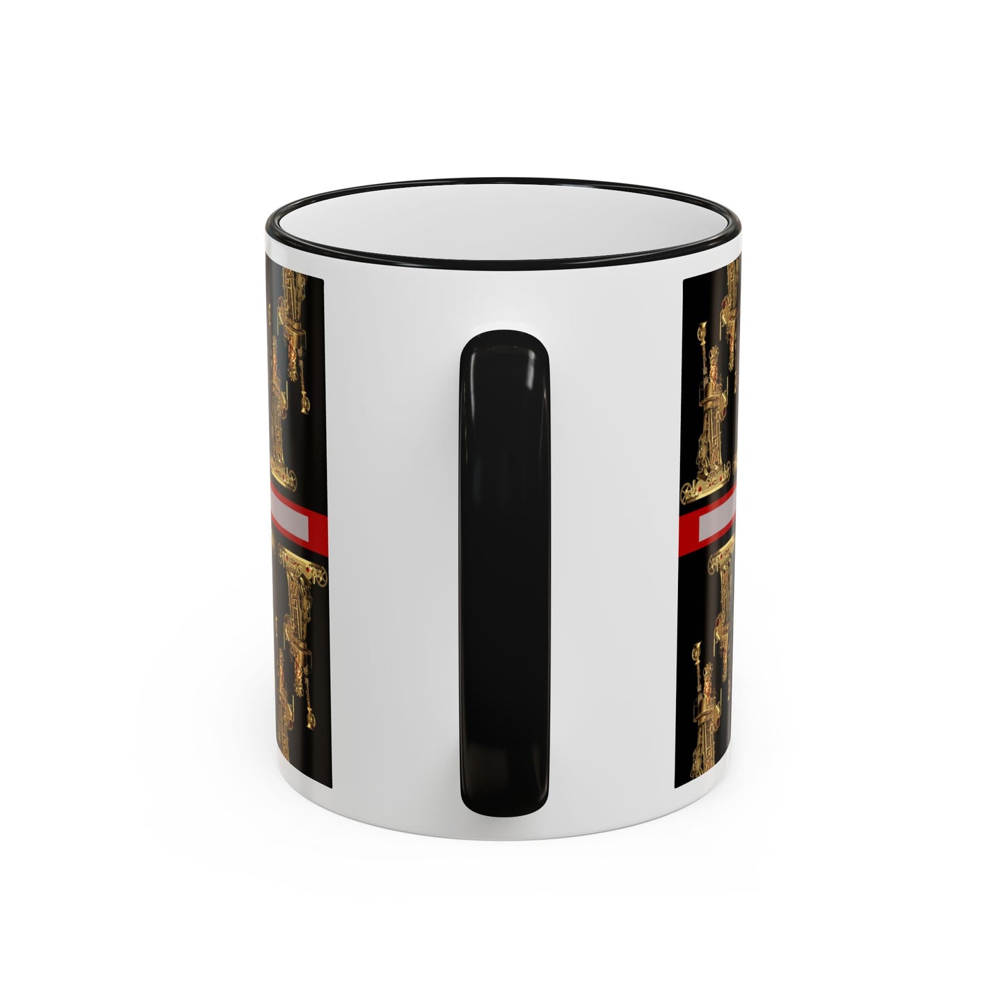 Vintage Steam Engine, Liberty Mug — "Men and Their Machines" – 11oz/15oz by artist Marie Frederique