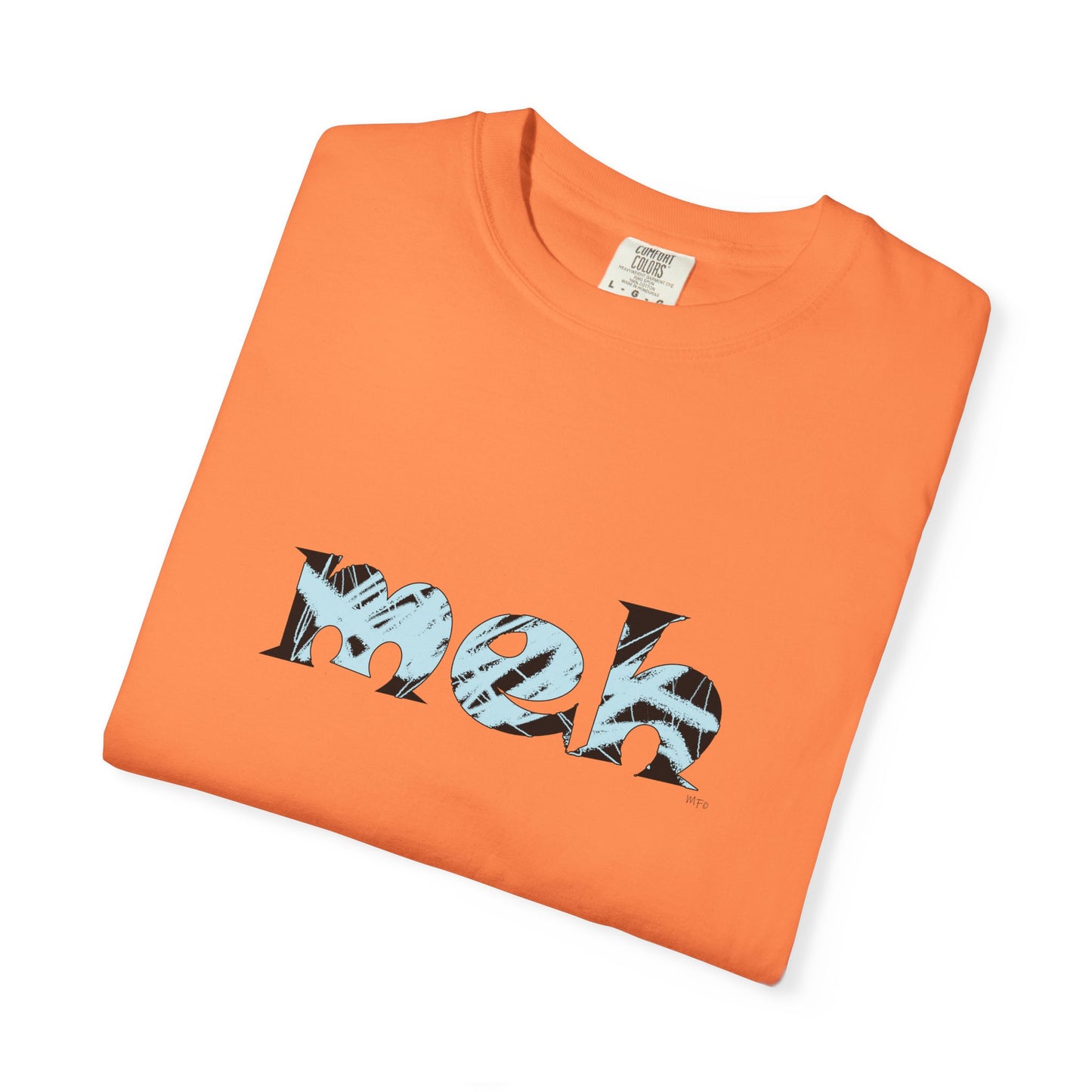 Meh, Street Chill Vibes - Comfortable Cotton Top by artist Marie Frederique