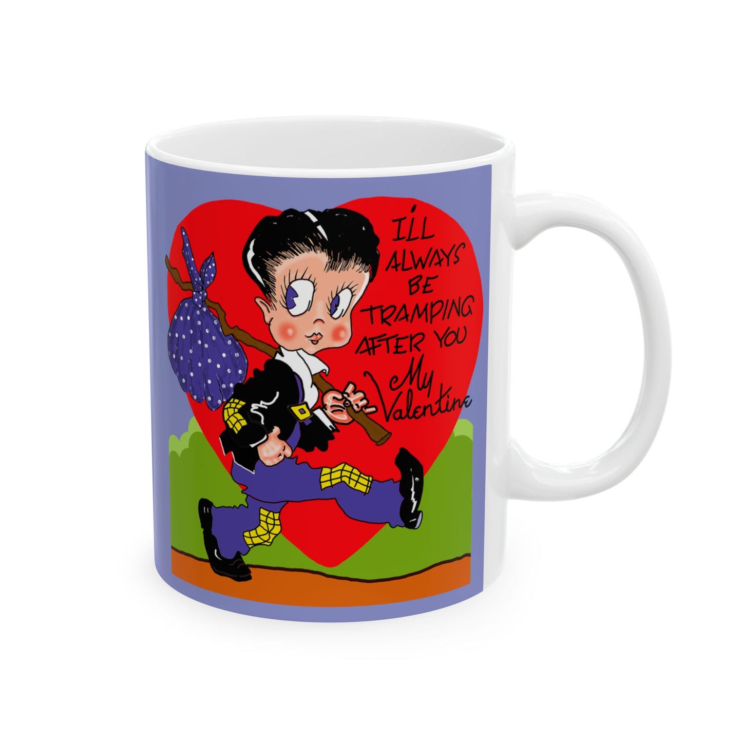 Valentine Tramp Ceramic Mug - My Valentine Comic Character