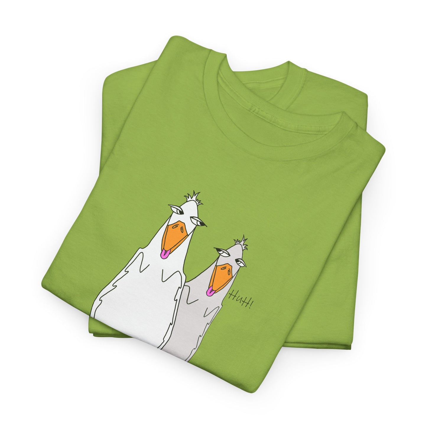 Duck lovers, 1 duck too many - Heavy Cotton Tee by artist Marie Frederique