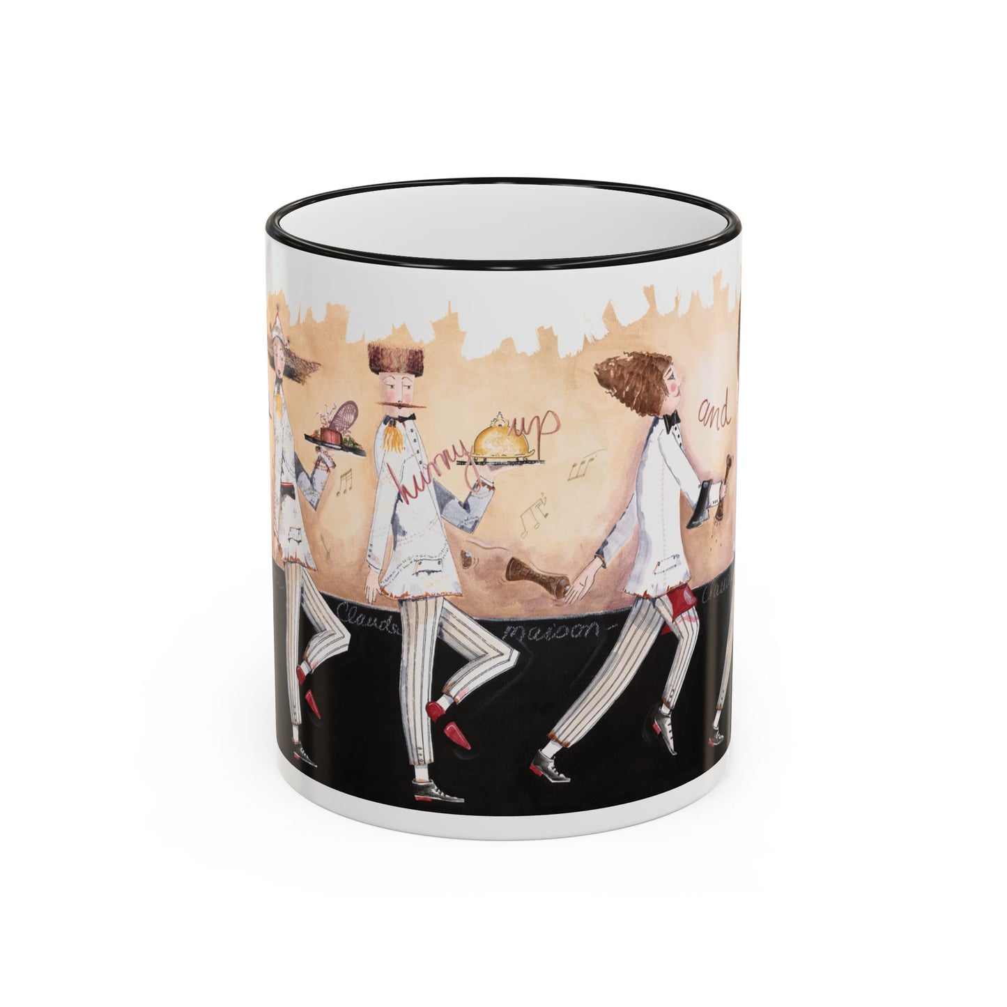 Night out — "Hurry up and wait - er" Chefetteville Art Coffee Cup (11oz/15oz)