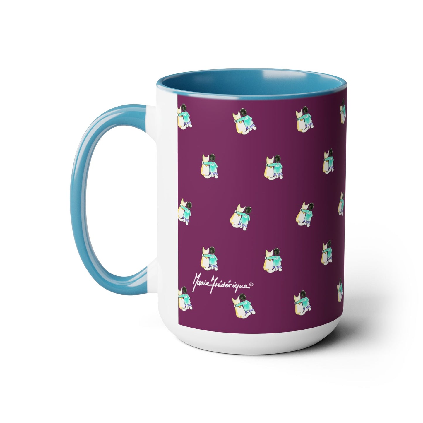 CTS Purple - Coffee Mug 15oz by Artist Marie Frederique