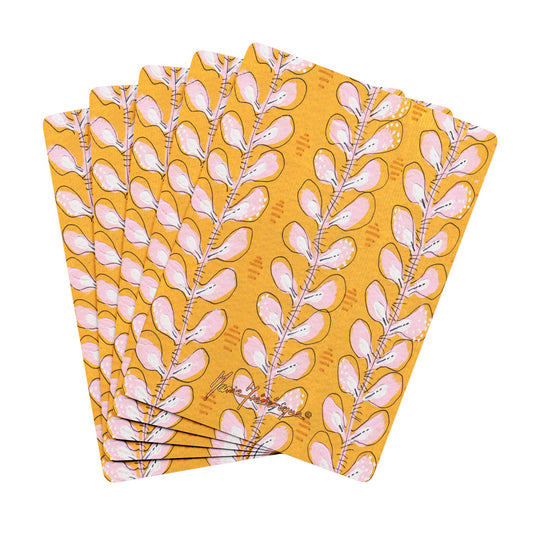 Honey Bee pattern Bridge/Poker playing cards by artist Marie Frederique