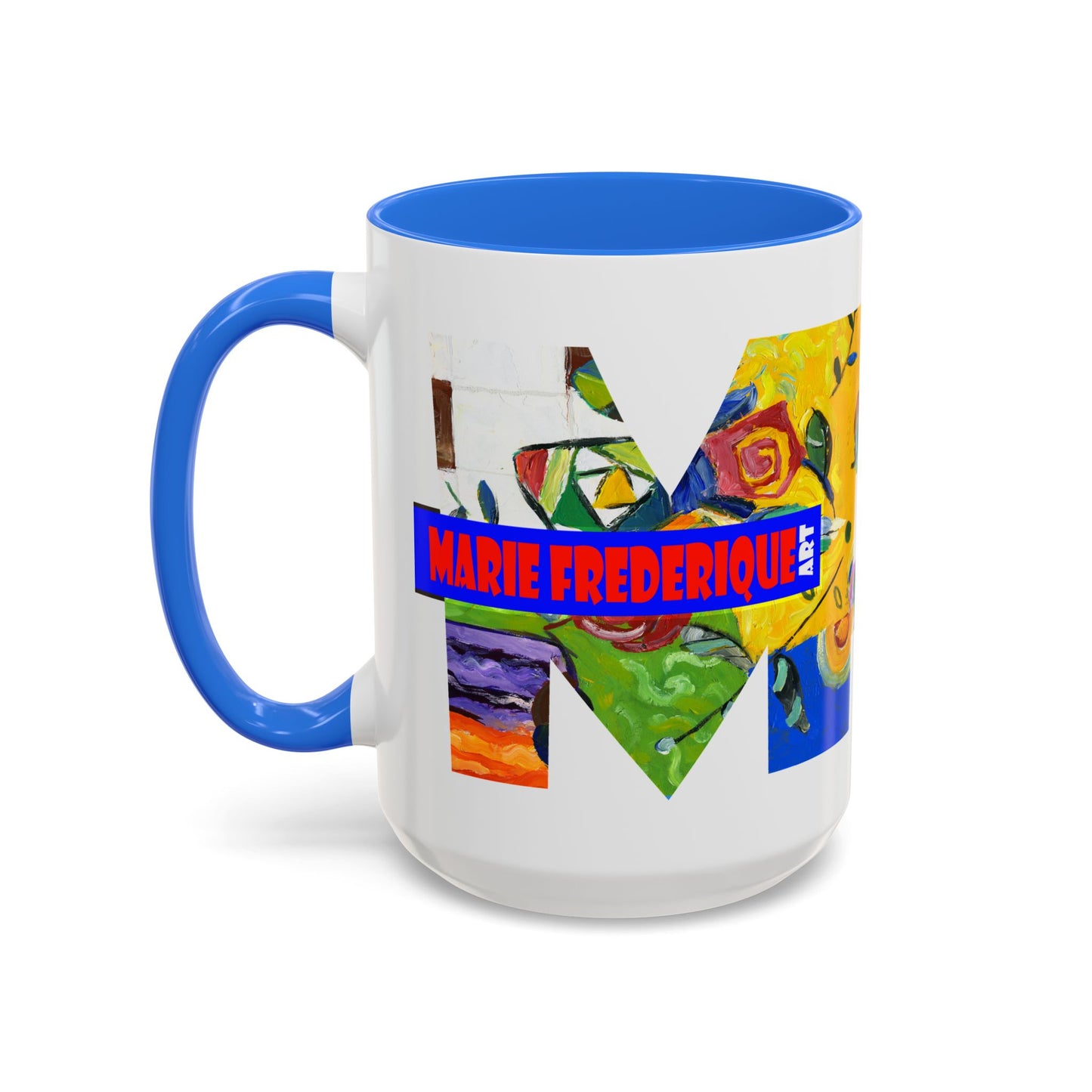MF ART, multicolored abstract - Colorful Mug by artist Marie Frederique