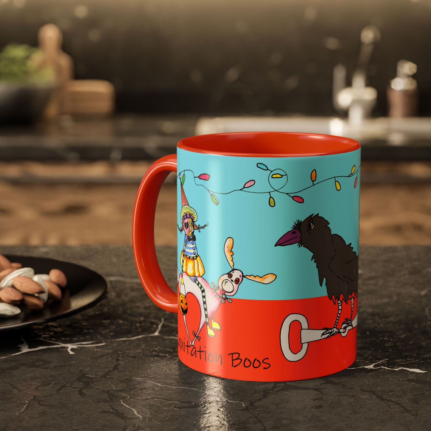 Equestrian Halloween Mug by artist Marie Frederique