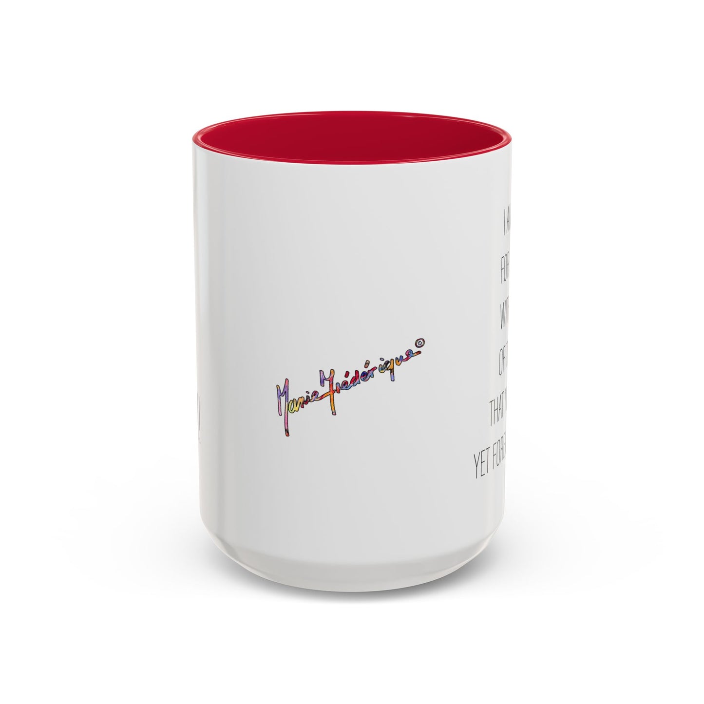 Looking for yesterday, Colorful Mug by Artist Marie Frederique