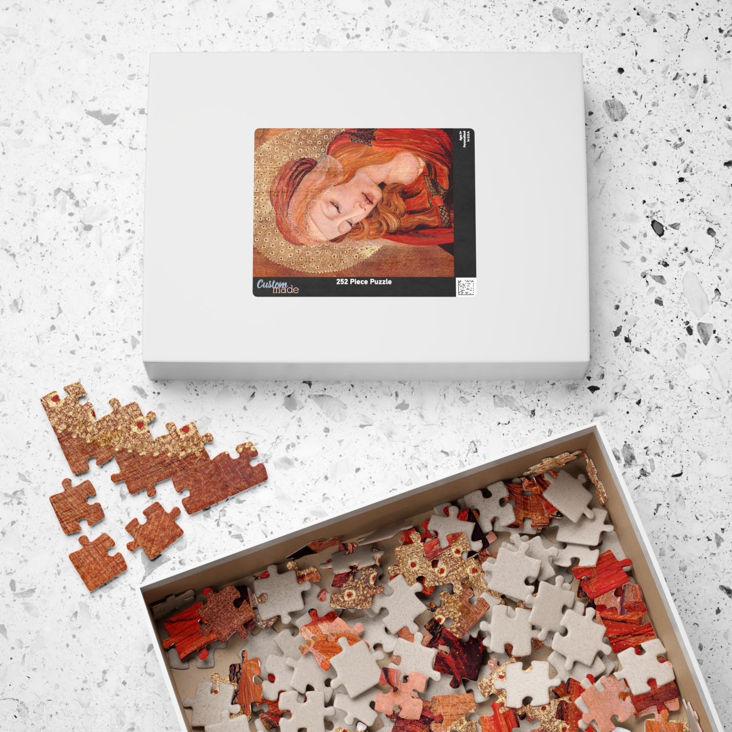 Madonna Icon Jigsaw Puzzle by Artist Marie Frederique - Puzzle (110, 252, 520, 1014-piece)