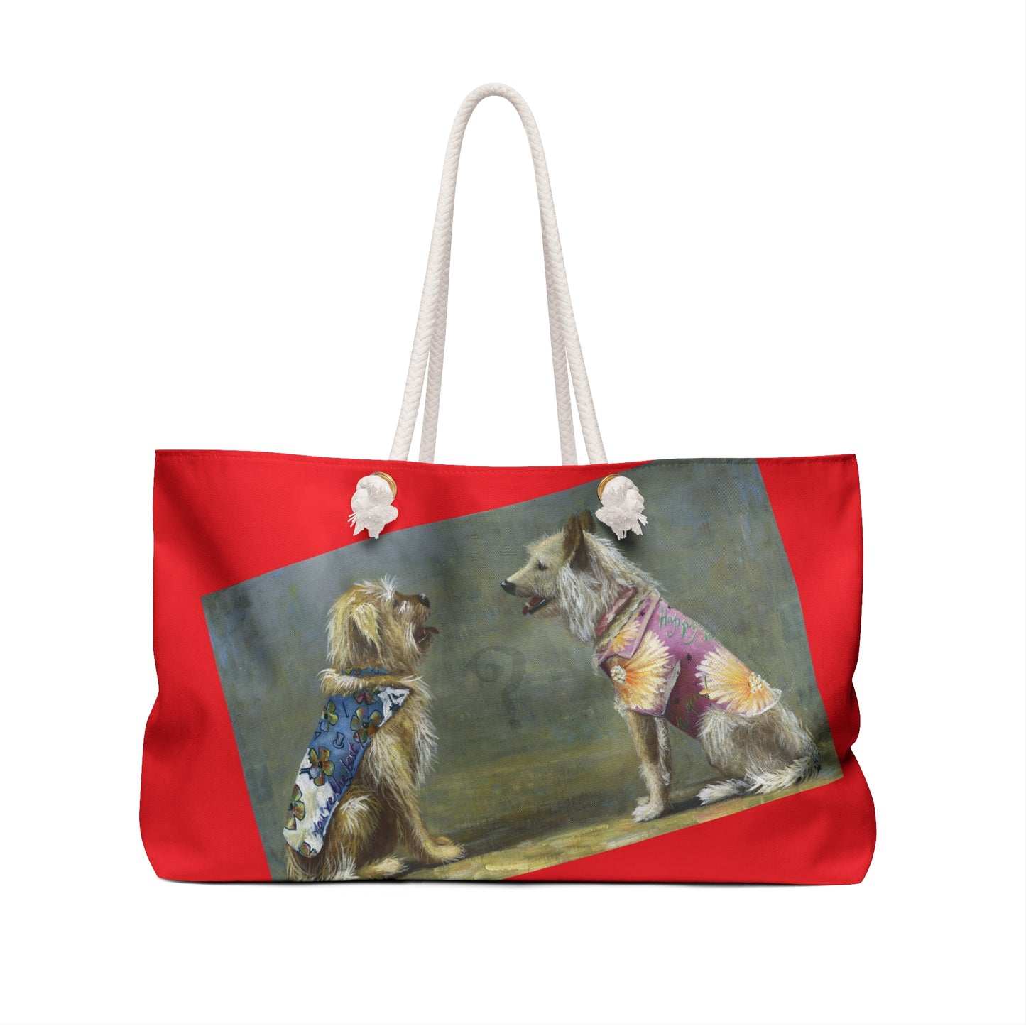 Weekender Bag for Dog lovers- Adult humor by artist Marie Frederique