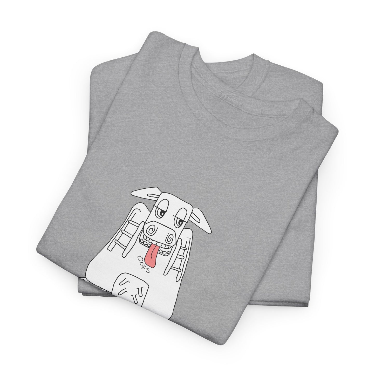 Quirky 'Manure Occureth' Heavy cotton Tee Design by artist Marie Frederique