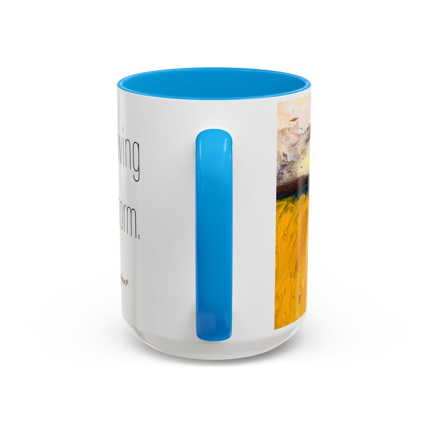 Brewing up a Storm, Colorful Mug by Artist Marie Frederique