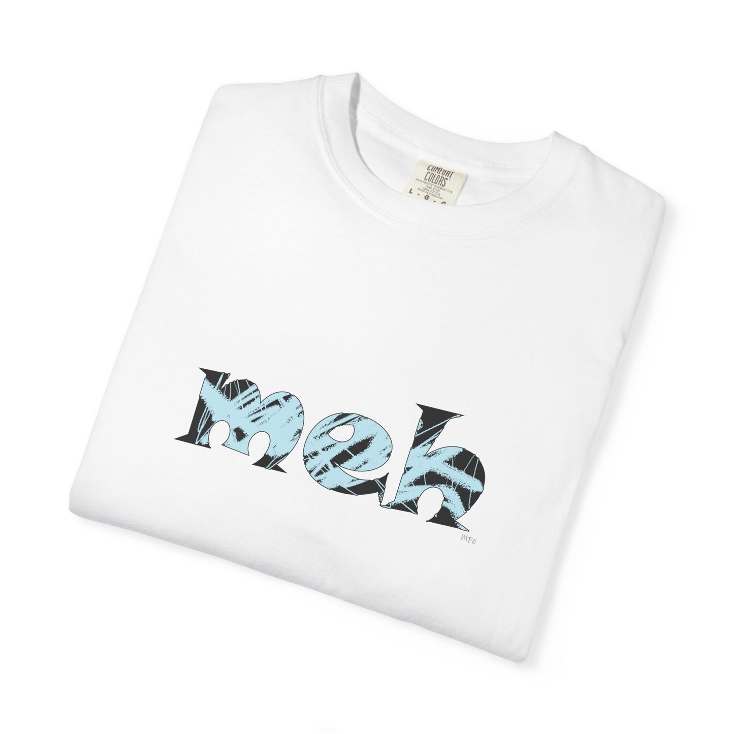 Meh, Street Chill Vibes - Comfortable Cotton Top by artist Marie Frederique