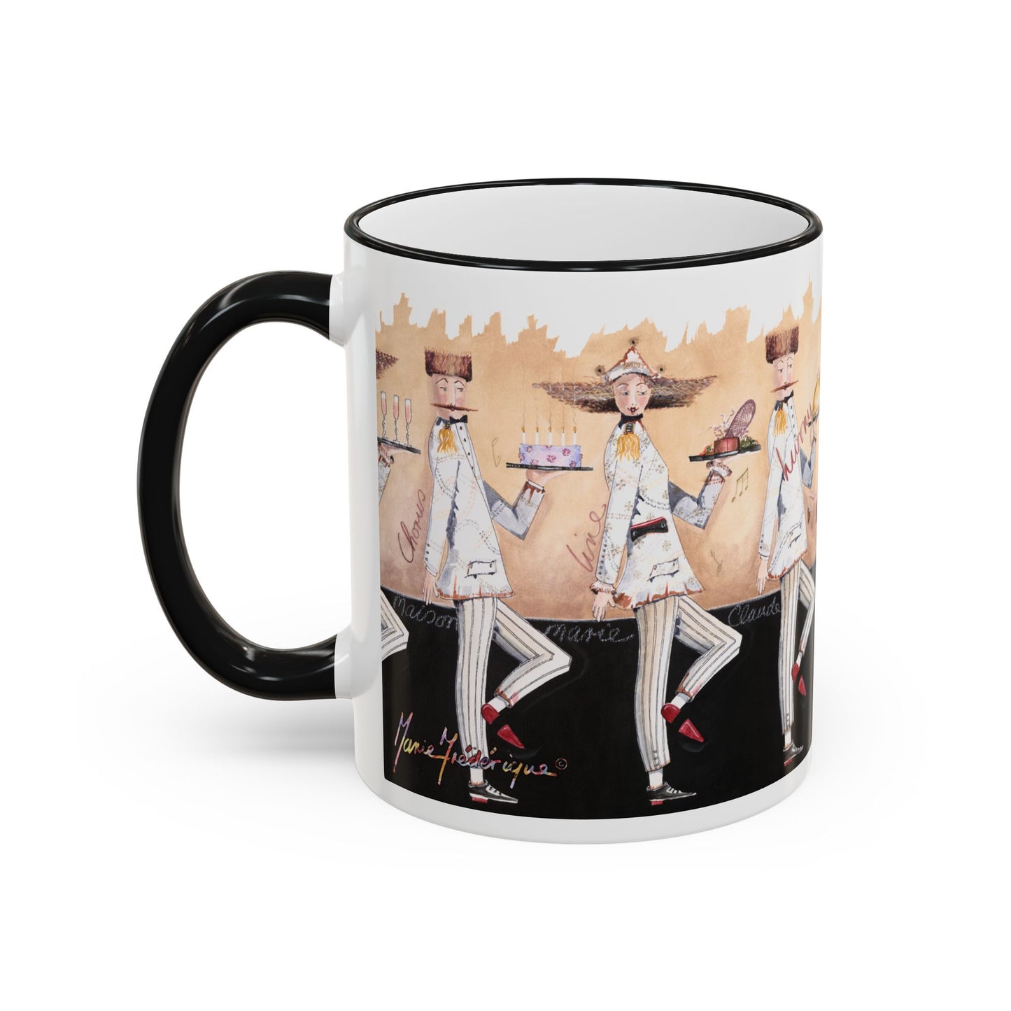 Night out — "Hurry up and wait - er" Chefetteville Art Coffee Cup (11oz/15oz)