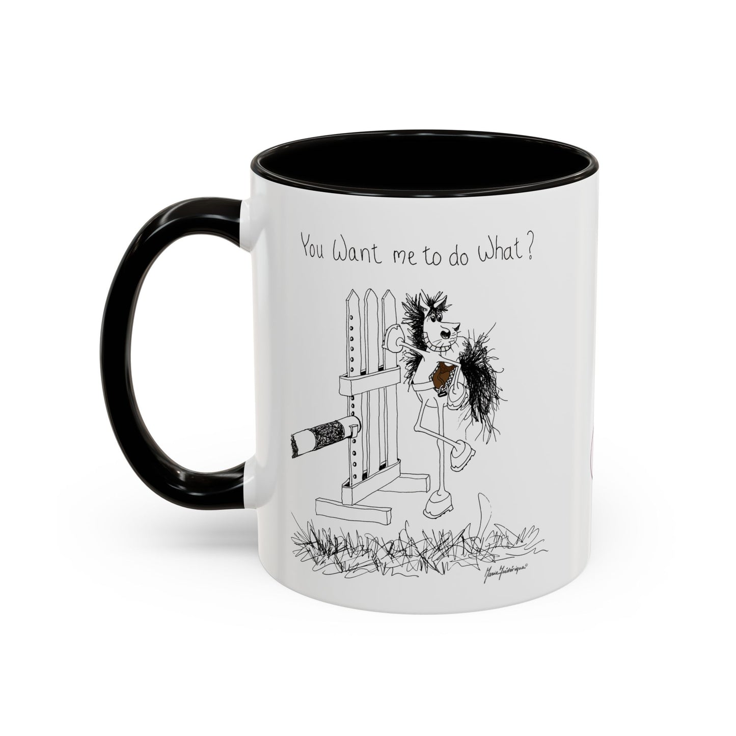 CTS - A horse's point of view, Mug by Artist Marie Frederique