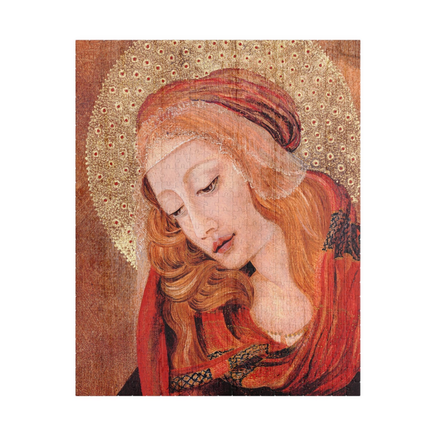 Madonna Icon Jigsaw Puzzle by Artist Marie Frederique - Puzzle (110, 252, 520, 1014-piece)