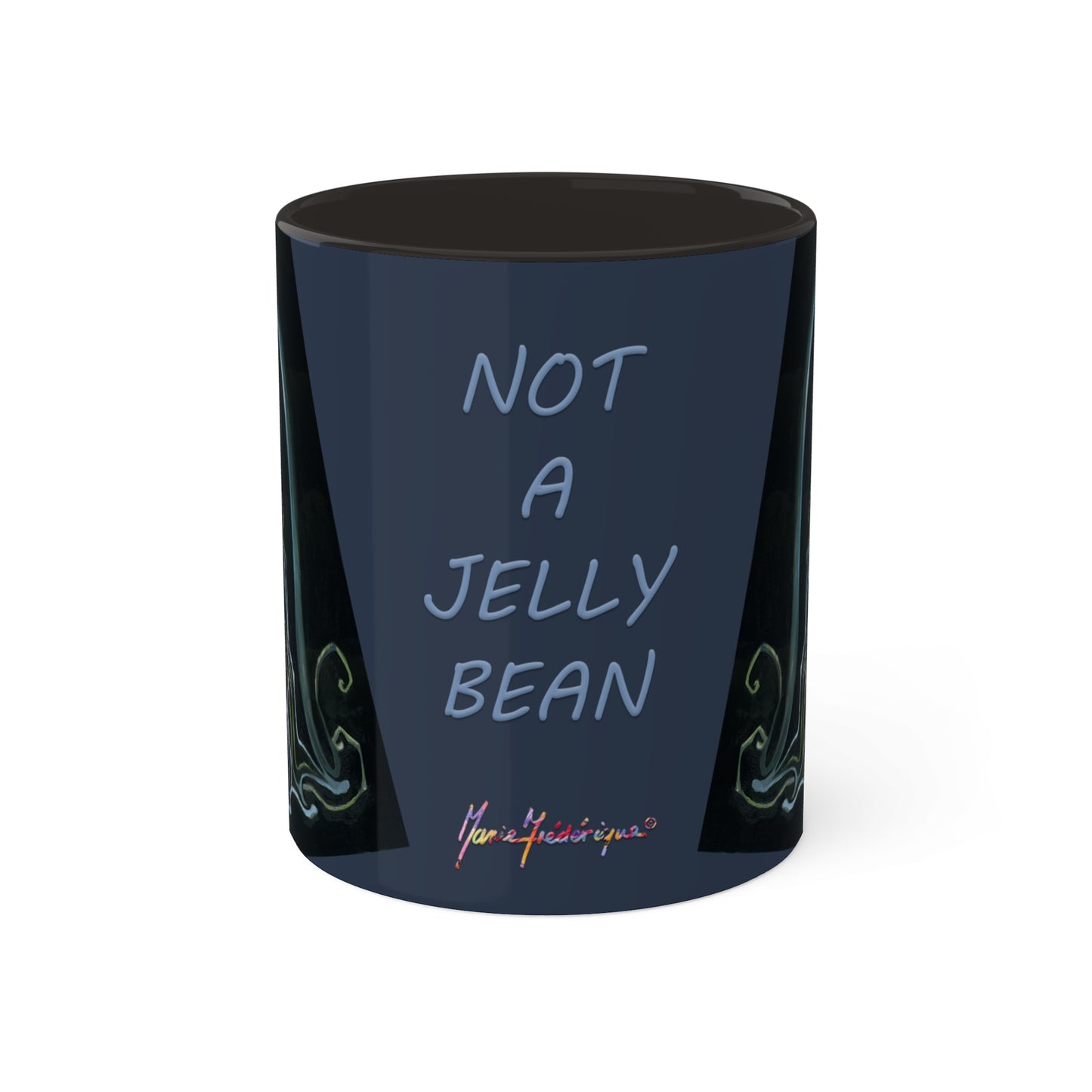 Jelly Fish - "Not a Jelly Bean" Colorful Mugs, 11oz by artist Marie Frederique