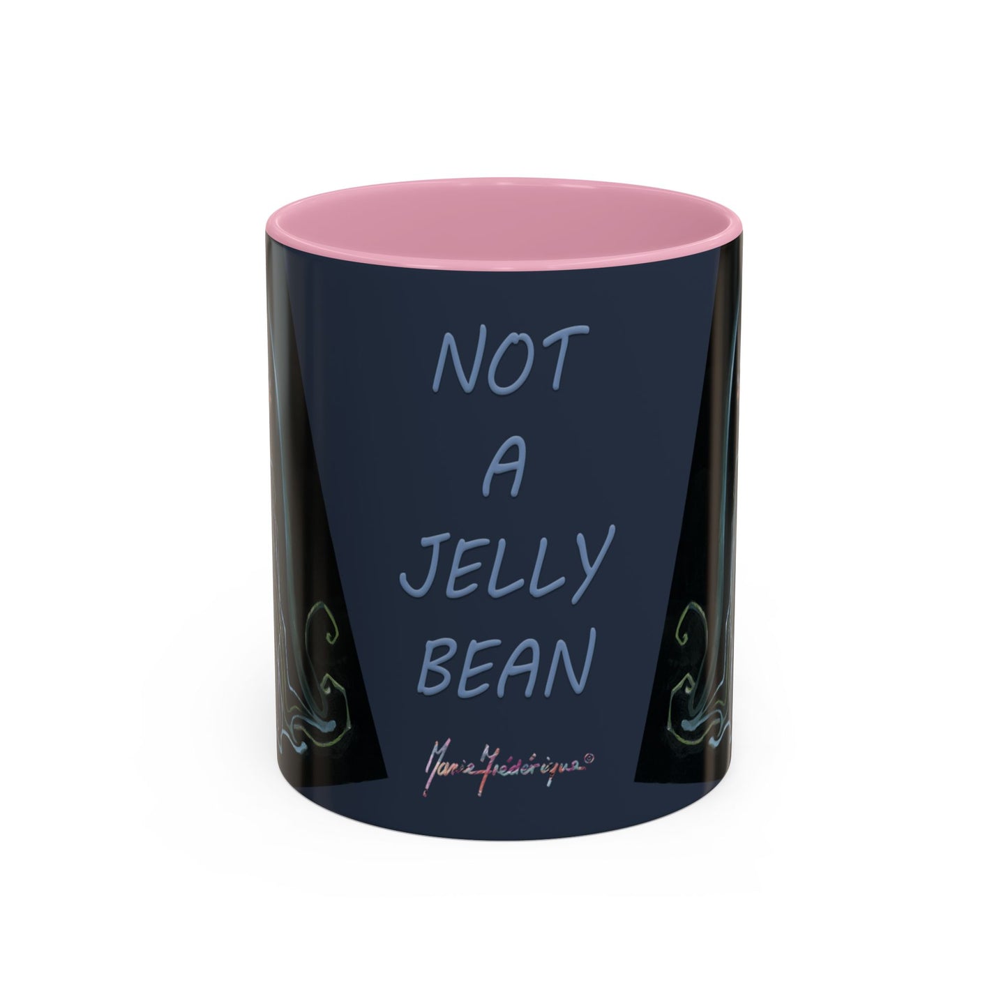 Jelly Fish - "Not a Jelly Bean" Colorful Mug by artist Marie Frederique