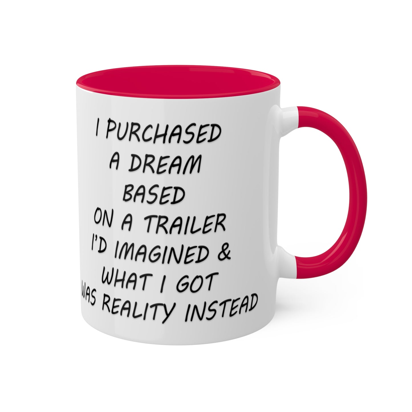 I AM a victim 1, Colorful Mugs in 3 colors, 11oz By Artist Marie Frederique