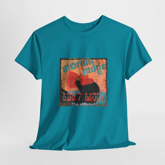 Retro Cockerel Good morning, Graphic Unisex Tee - by artist Marie Frederique