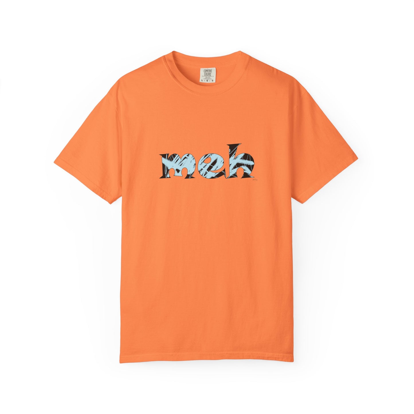 Meh, Street Chill Vibes - Comfortable Cotton Top by artist Marie Frederique